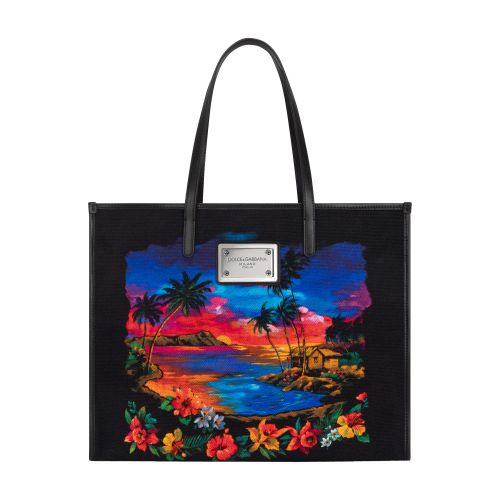 Dolce & Gabbana Printed canvas shopper