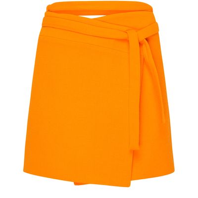 Patou Wrap mini skirt