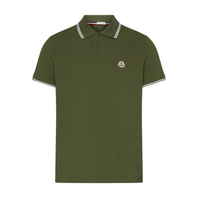 Moncler Short-sleeved polo shirt with logo