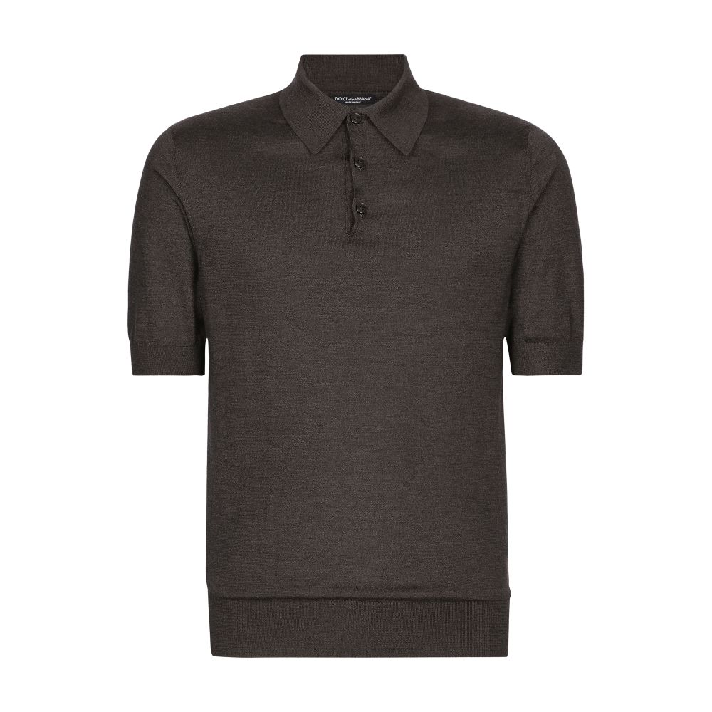 Dolce & Gabbana Silk polo shirt