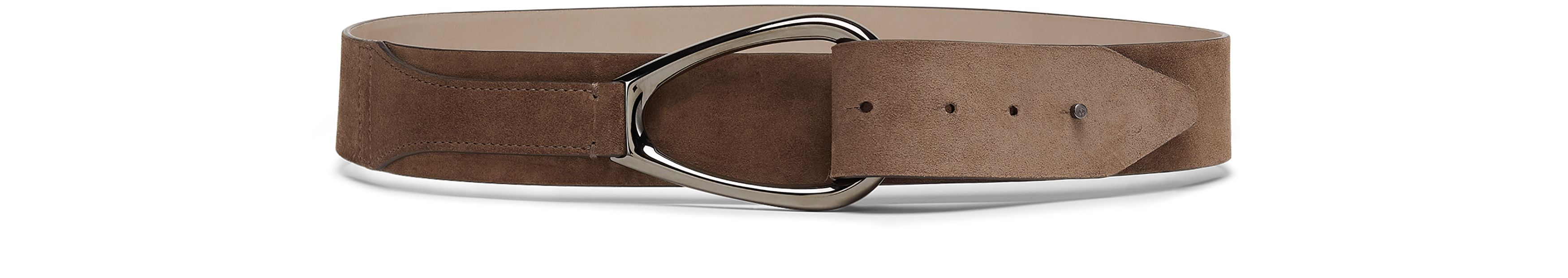 Brunello Cucinelli Suede leather belt