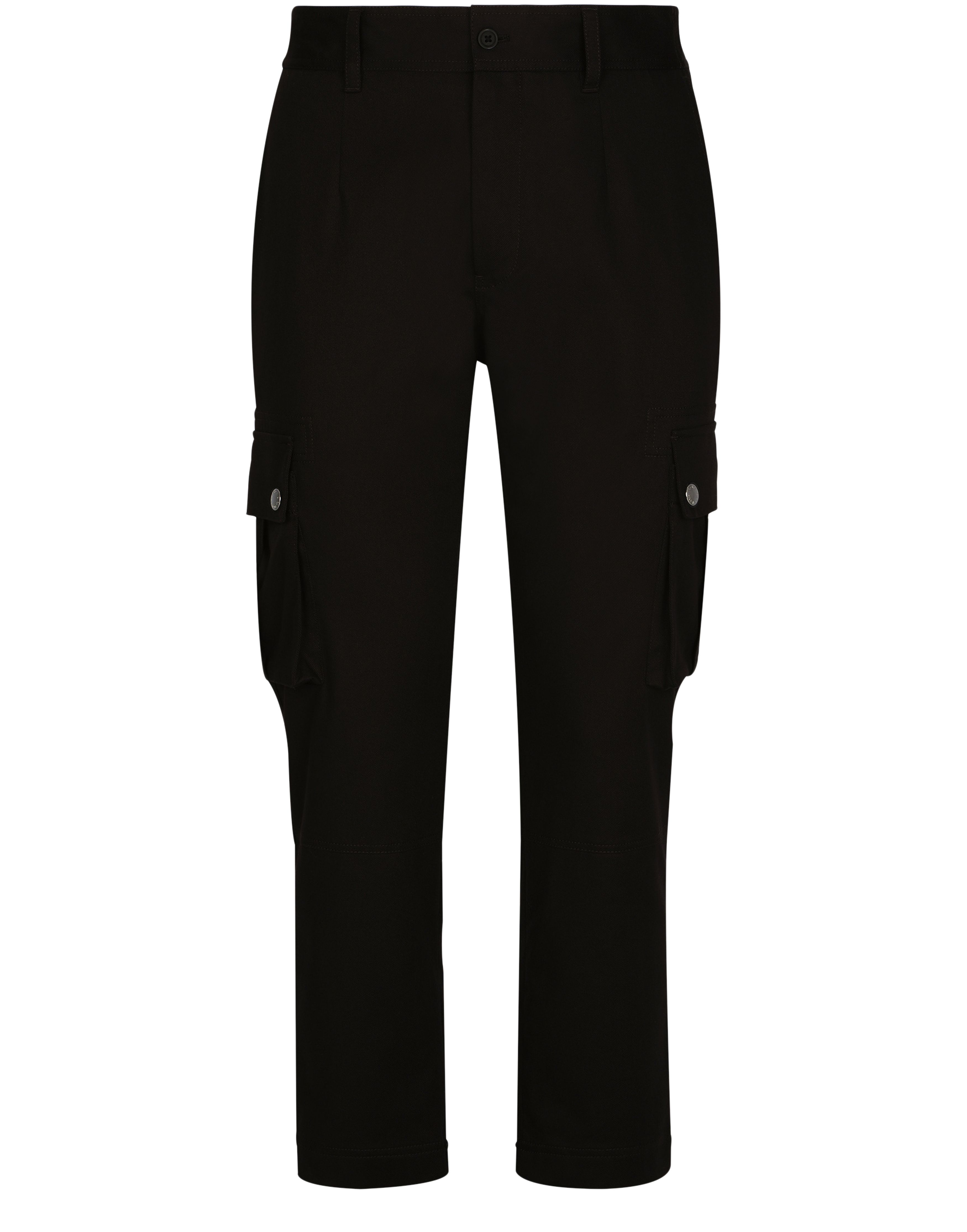 Dolce & Gabbana Cotton cargo pants with branded tag