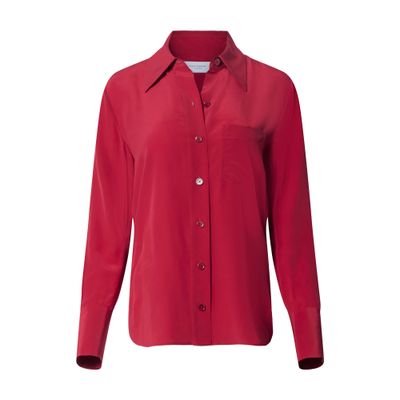 Equipment Quinne long sleeve silk shirt