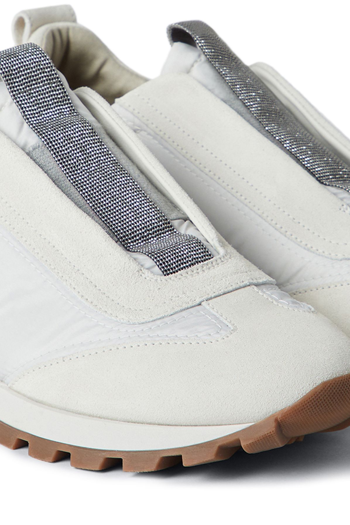 Brunello Cucinelli Suede running shoes