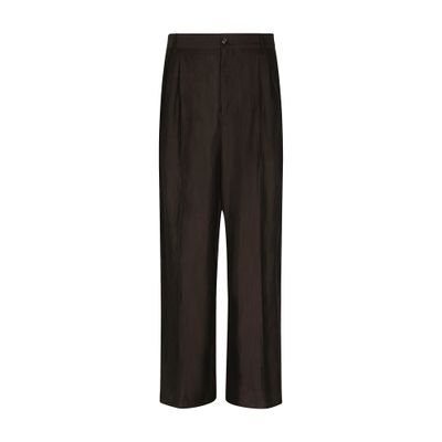 Dolce & Gabbana Tailored viscose and linen pants