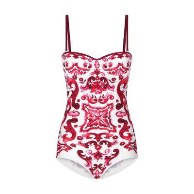 Dolce & Gabbana Majolica one-piece swimsuit