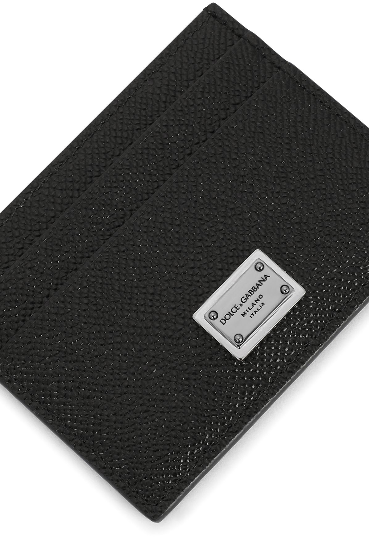 Dolce & Gabbana Calfskin Dauphine Credit Card Holder