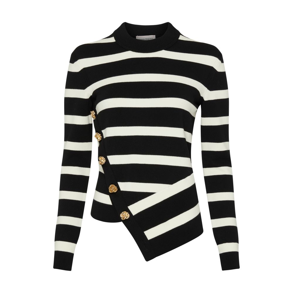 Alexander McQueen Long-sleeve round neck sweater