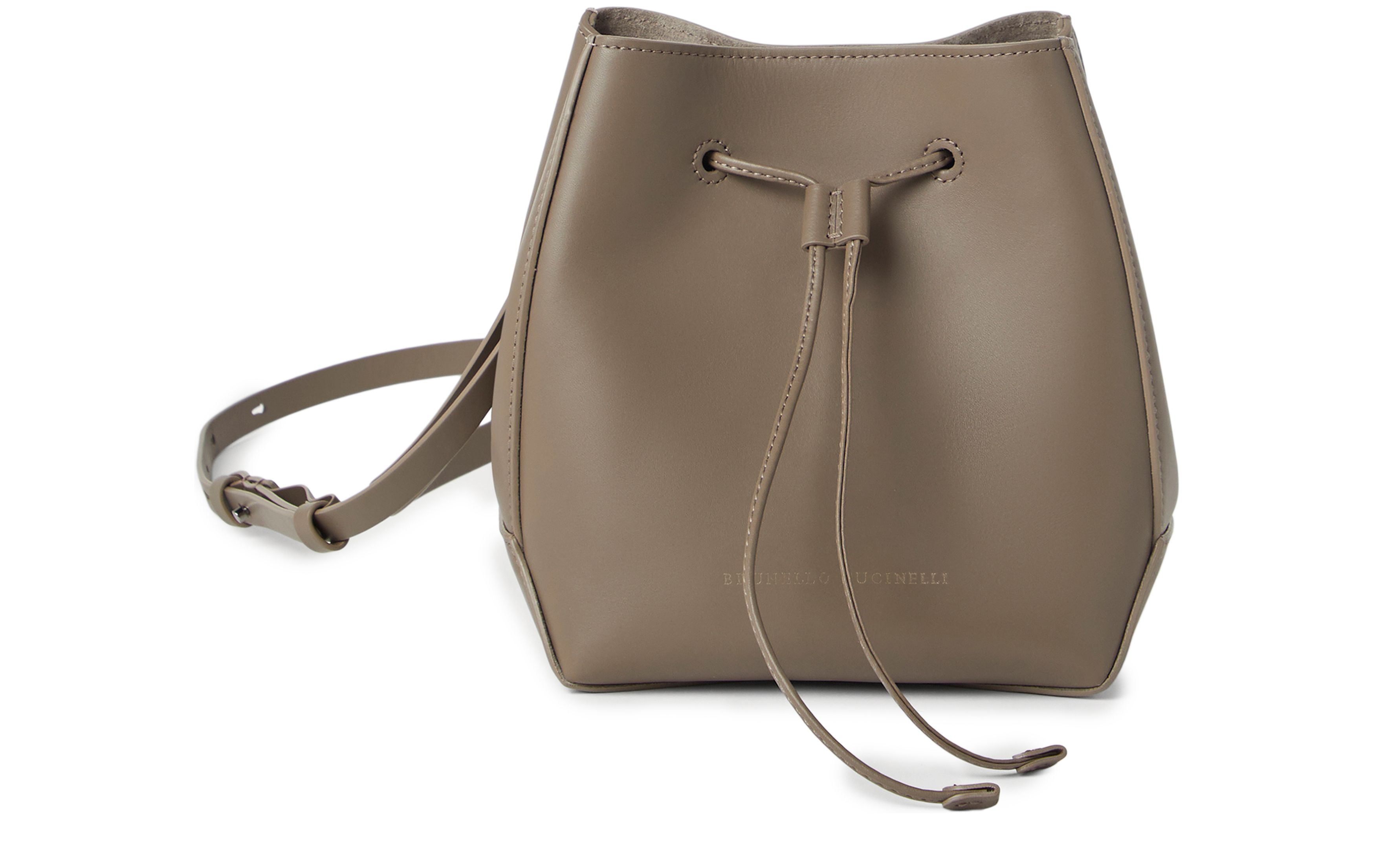 Brunello Cucinelli Leather bucket bag