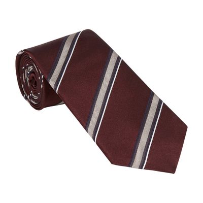 Brunello Cucinelli Textured striped silk tie