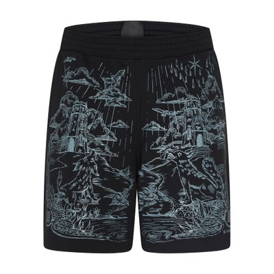 Givenchy Bermuda shorts with tarot print