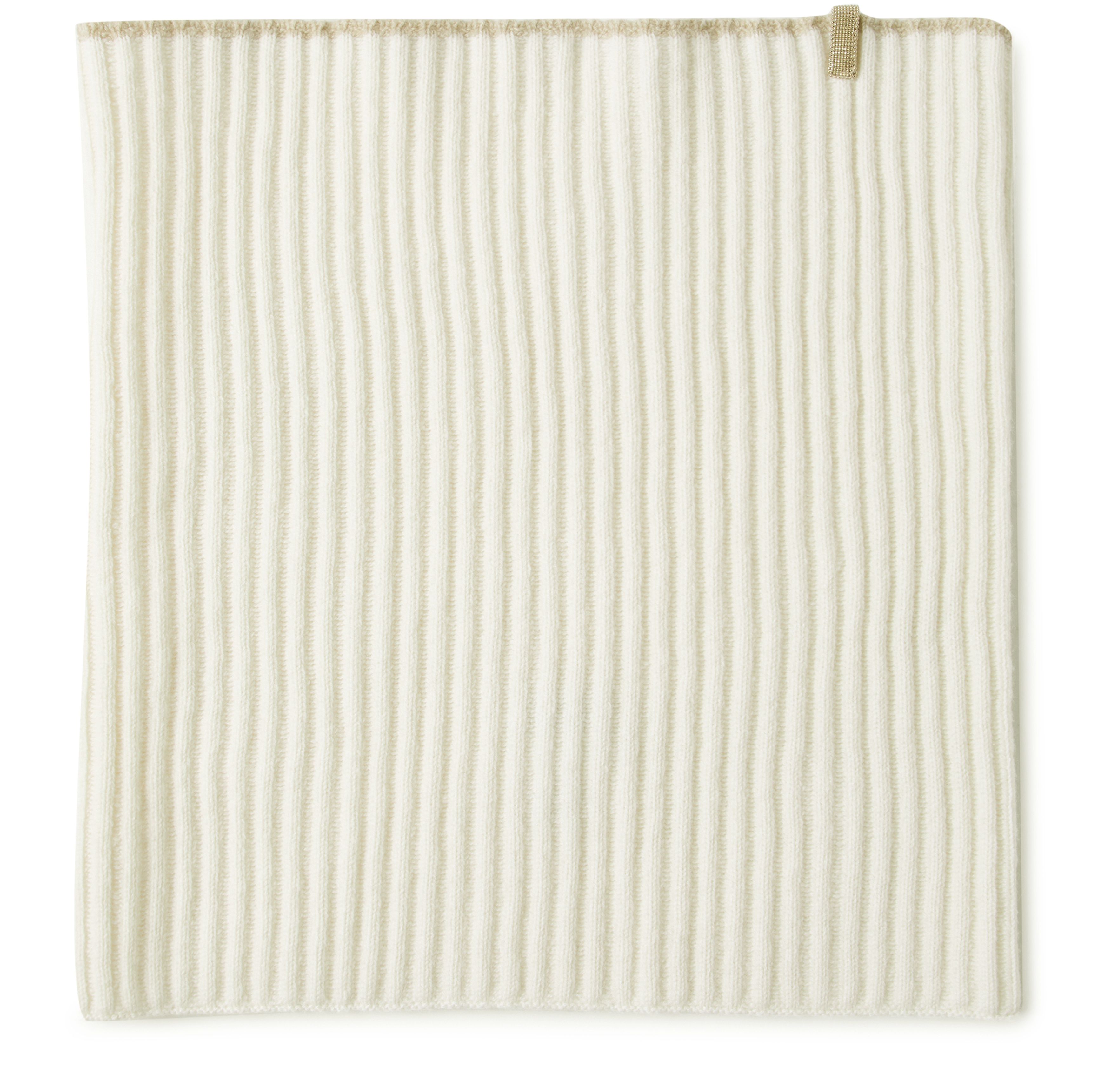 Brunello Cucinelli Knit neck warmer with monili