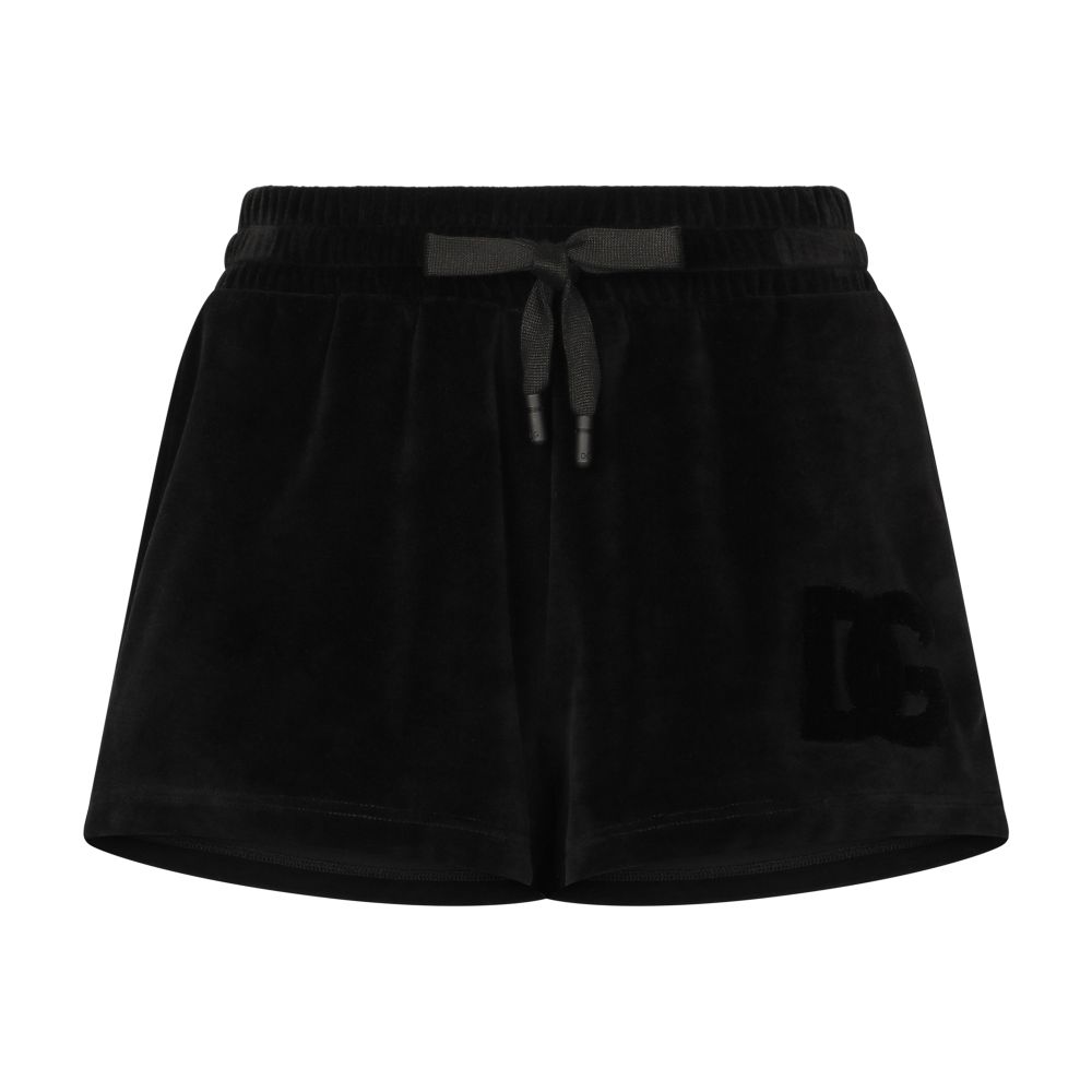 Dolce & Gabbana Chenille shorts with embroidery