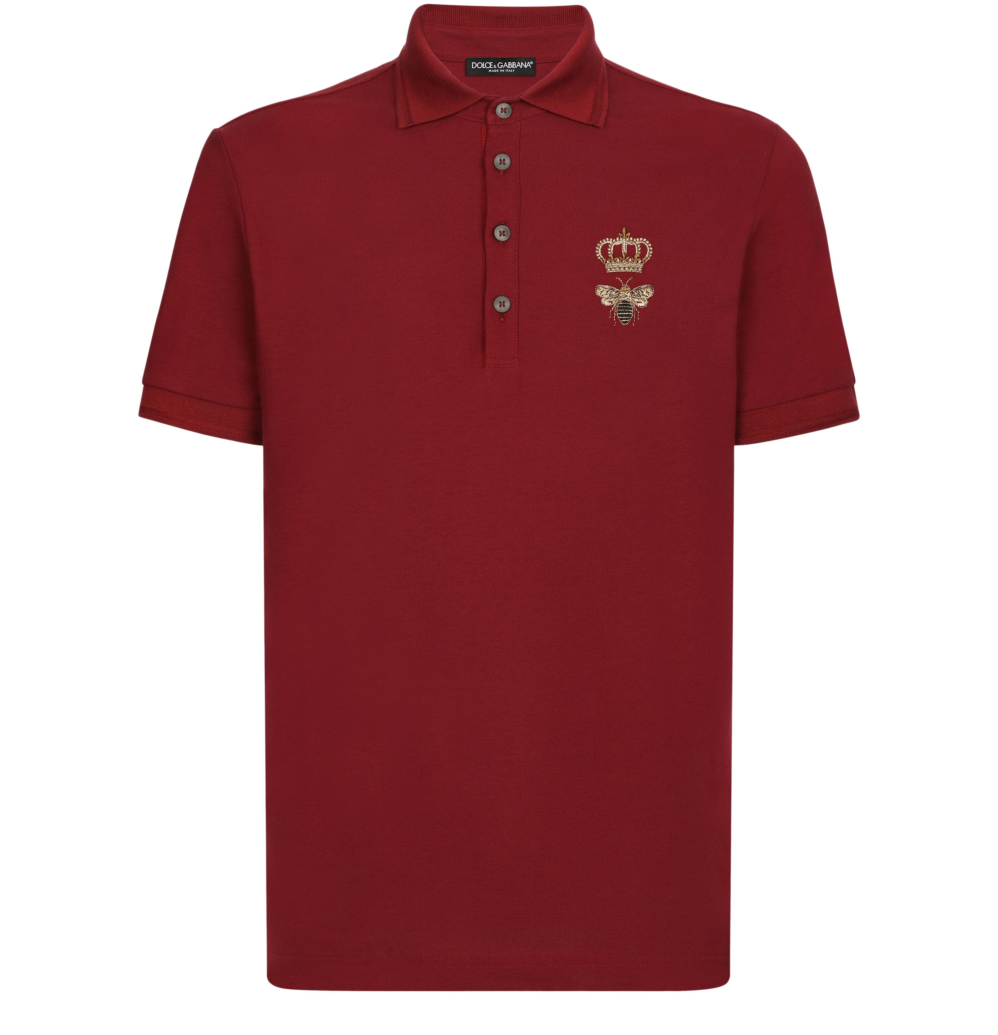 Dolce & Gabbana Cotton piqué polo-shirt