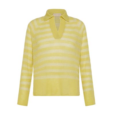  Egide knitwear striped lurex ribbed