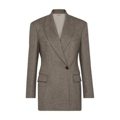 Brunello Cucinelli Carded chevron blazer