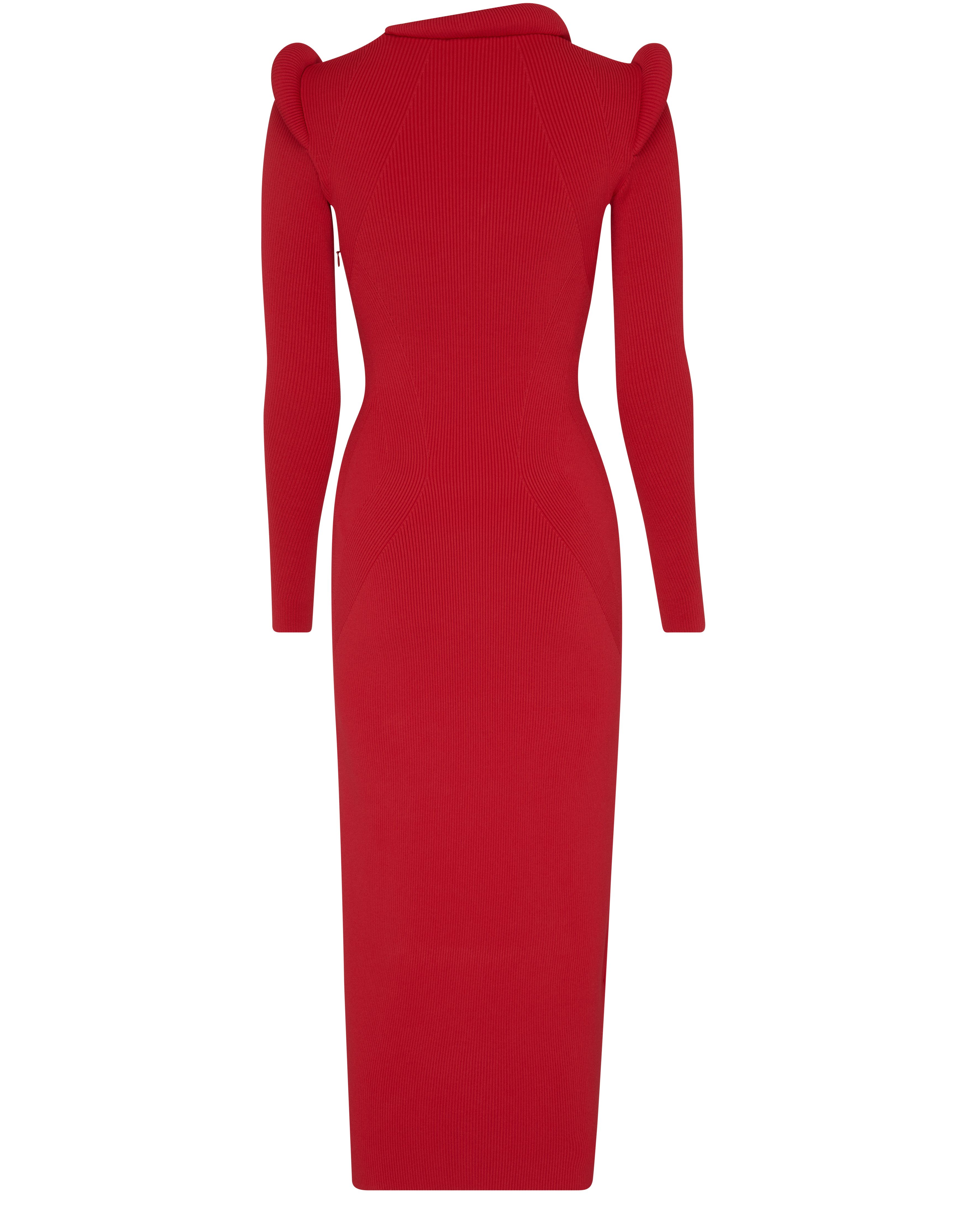 Alexander McQueen Midi dress v-neck