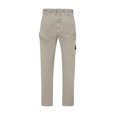 Stone Island Casual pants with logo patch