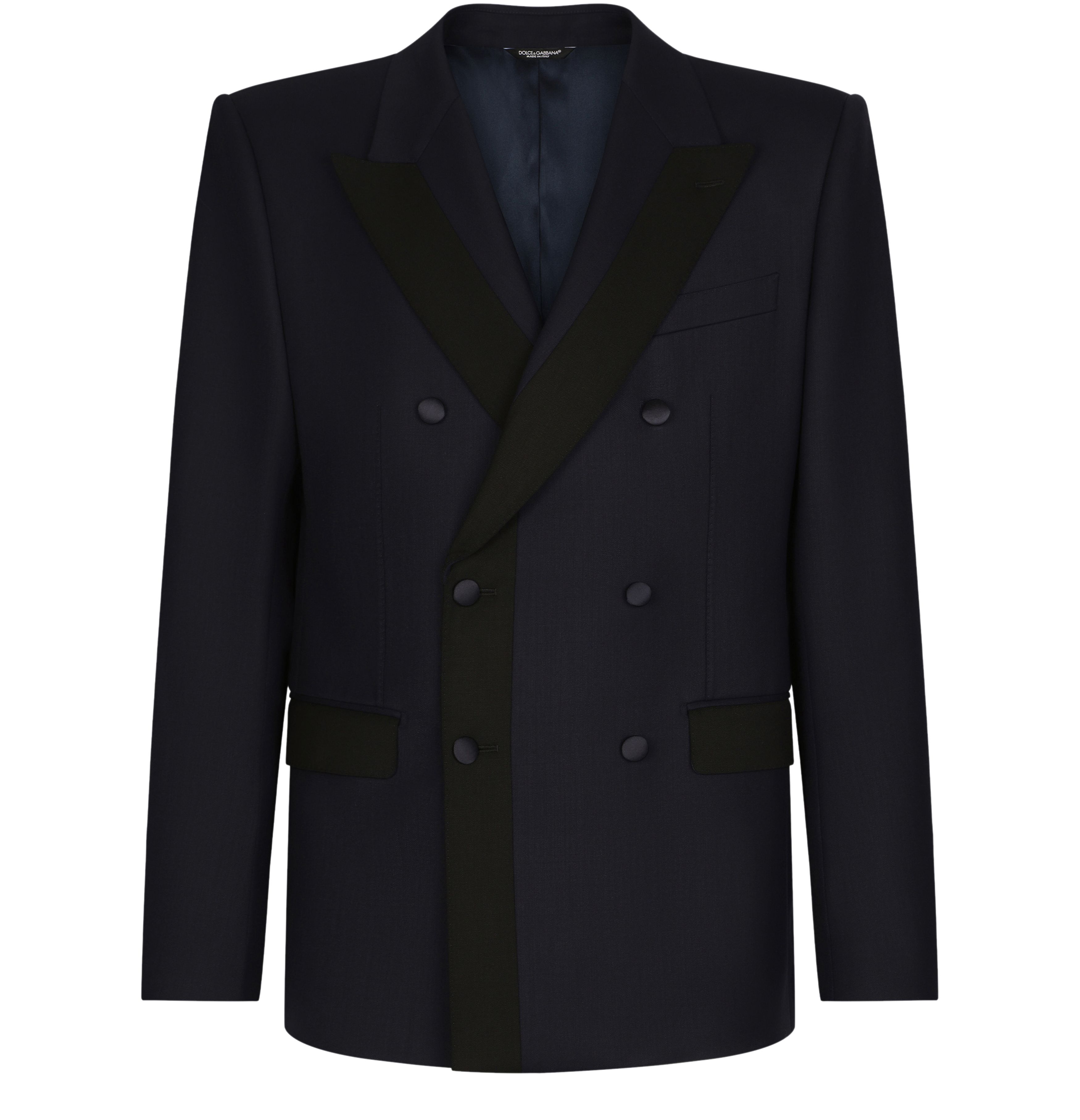 Dolce & Gabbana Double-breasted stretch wool Sicilia-fit jacket