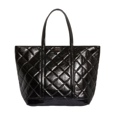  XL quilted leather tote bag