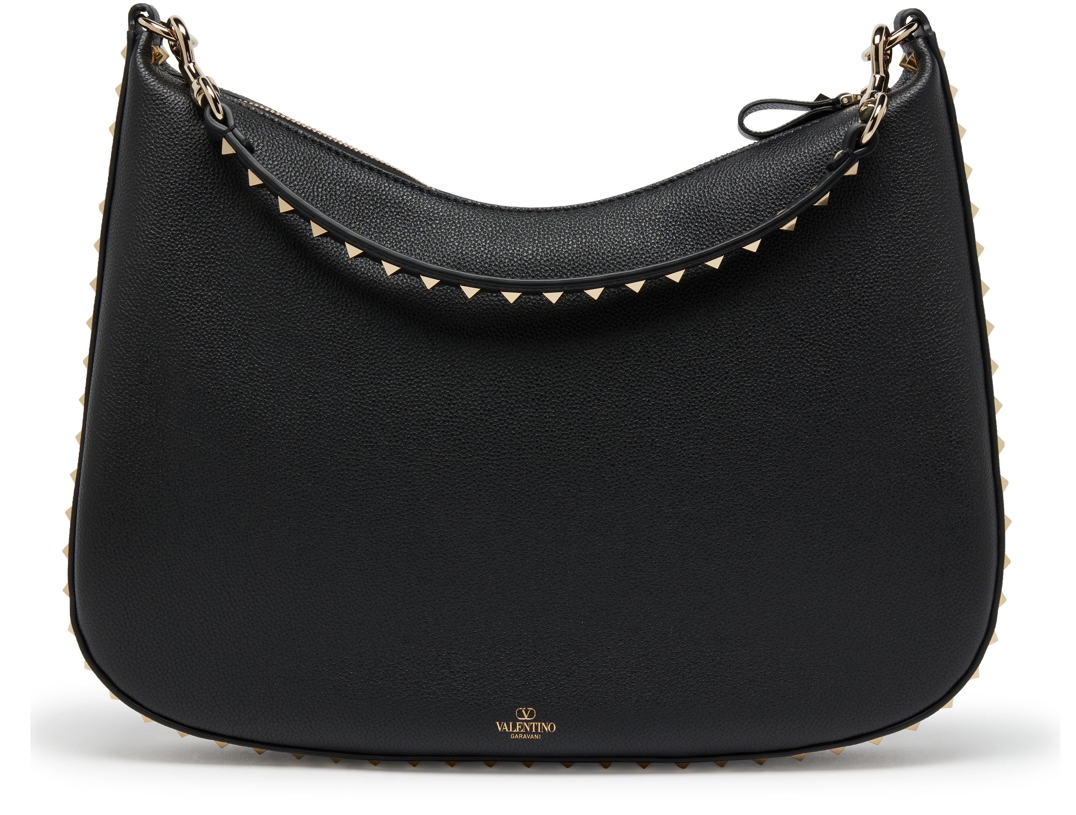 VALENTINO GARAVANI Rockstud zippered hobo bag