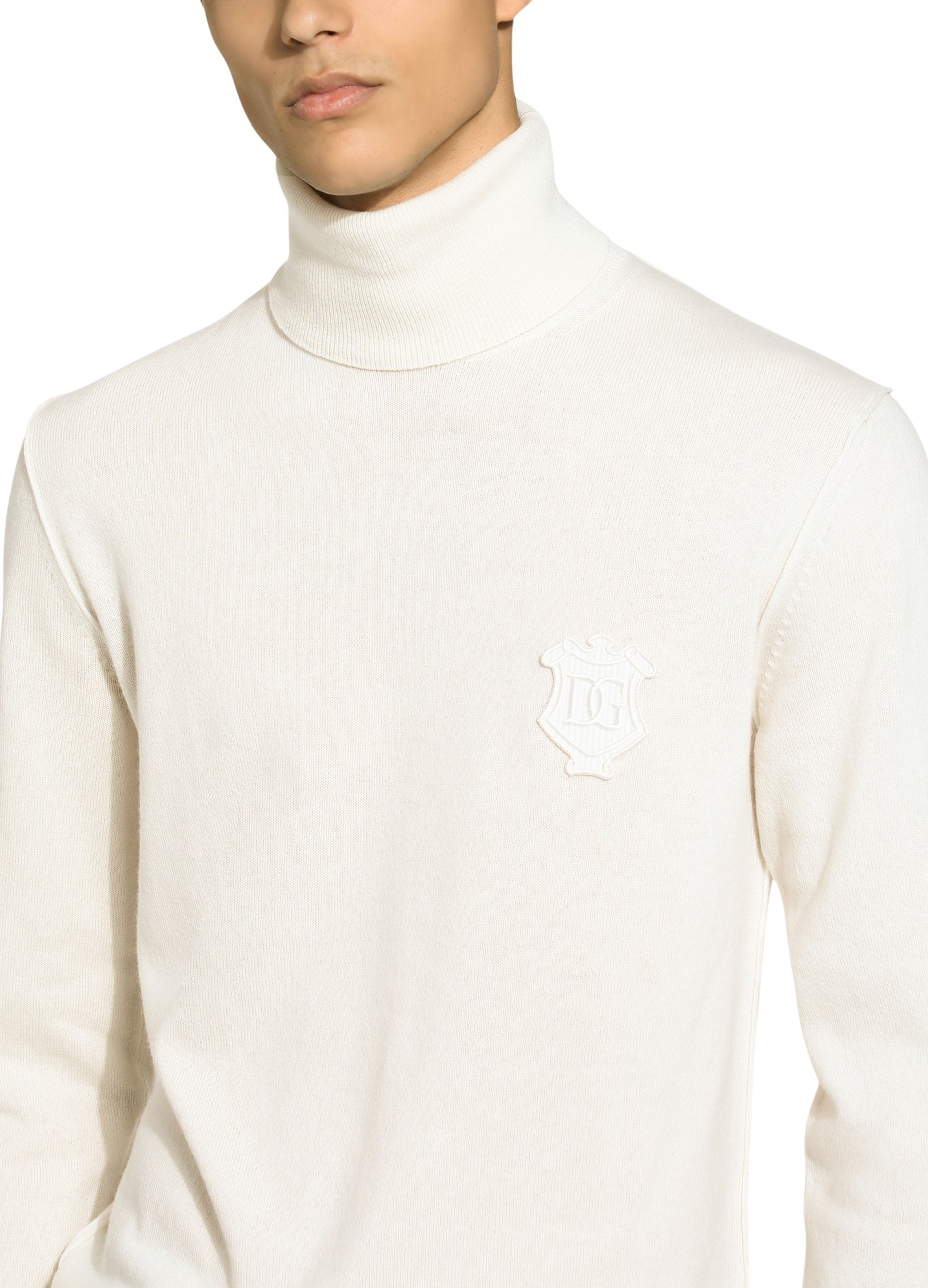 Dolce & Gabbana Wool turtle-neck sweater