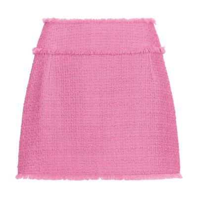 Dolce & Gabbana Raschel tweed miniskirt