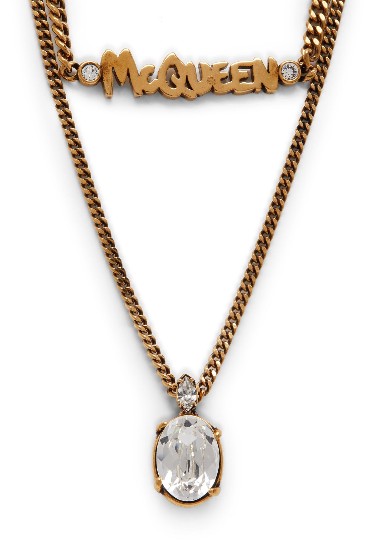 Alexander McQueen Graffiti necklace