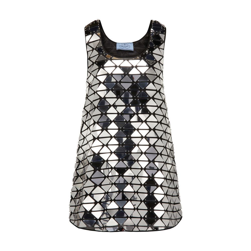 Prada Organza Paillettes Dress