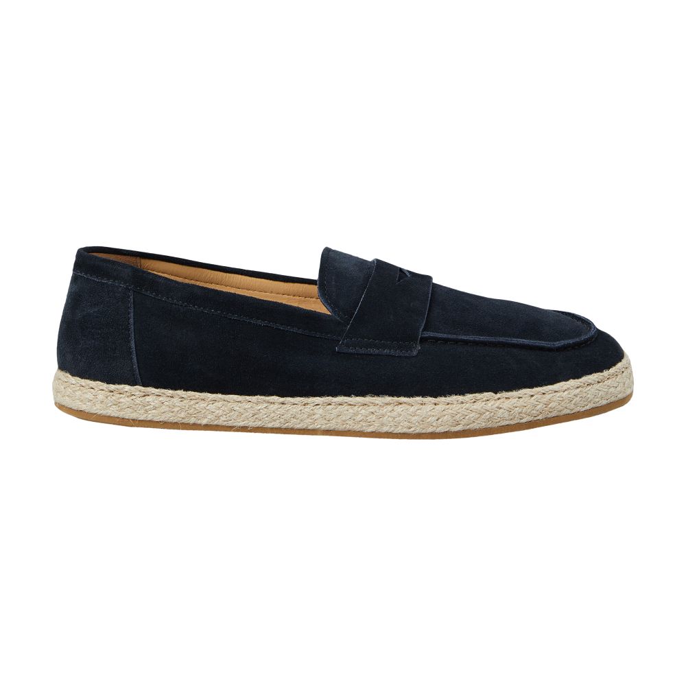 Brunello Cucinelli Suede loafers with rope insert