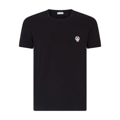 Dolce & Gabbana Round-neck stretch cotton t-shirt