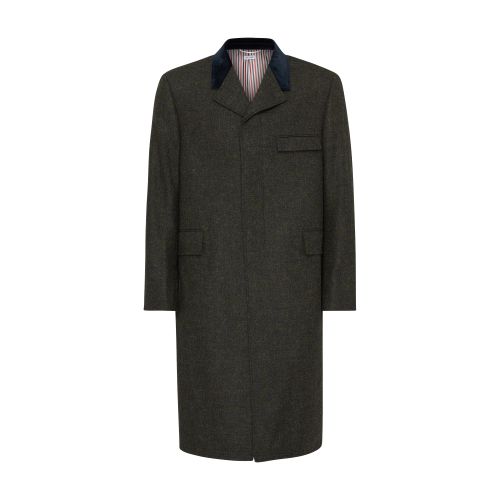 Thom Browne 3/4 coat in shetland