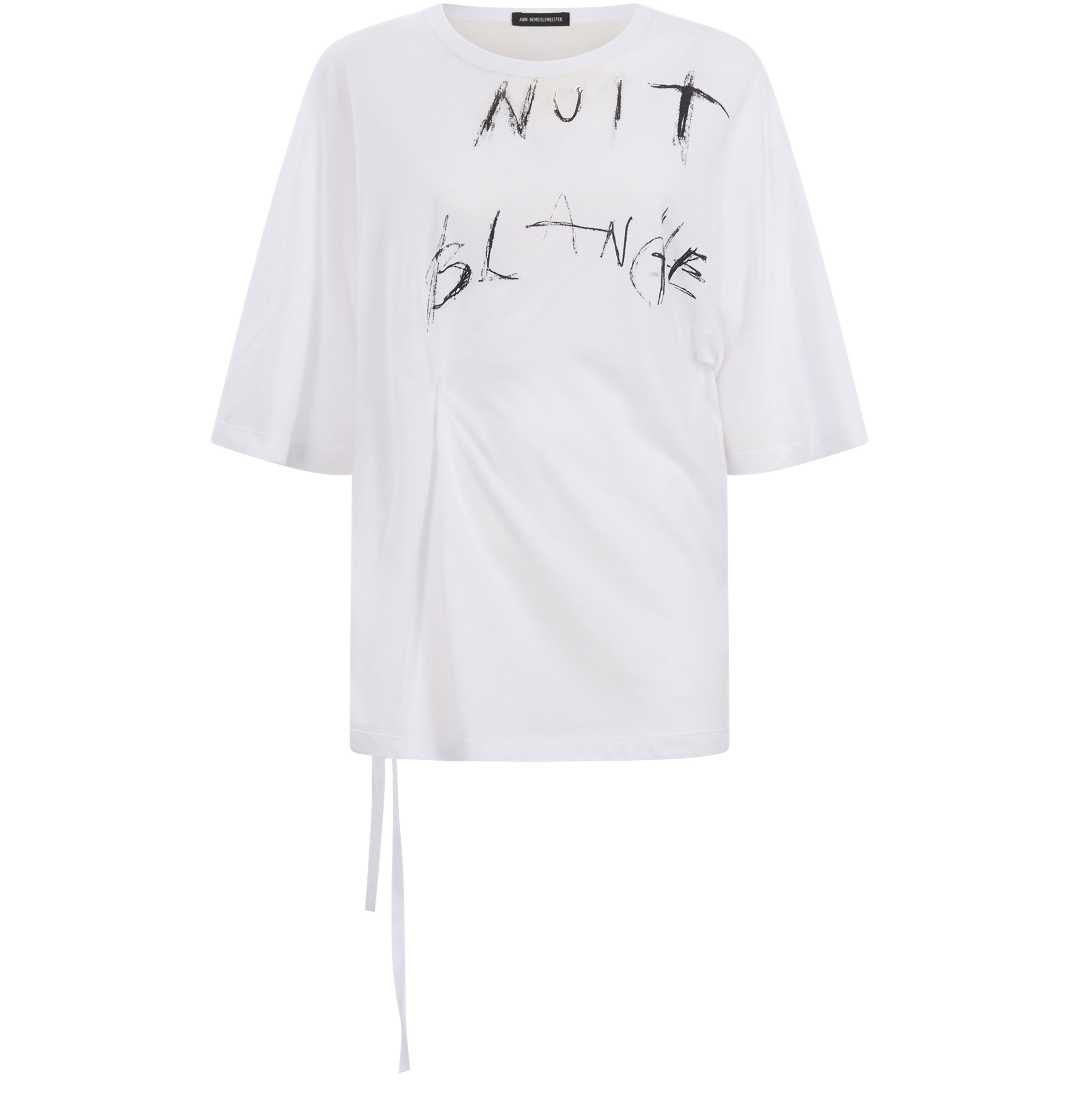 Ann Demeulemeester Petra High Comfort T-Shirt Nuit Blanche