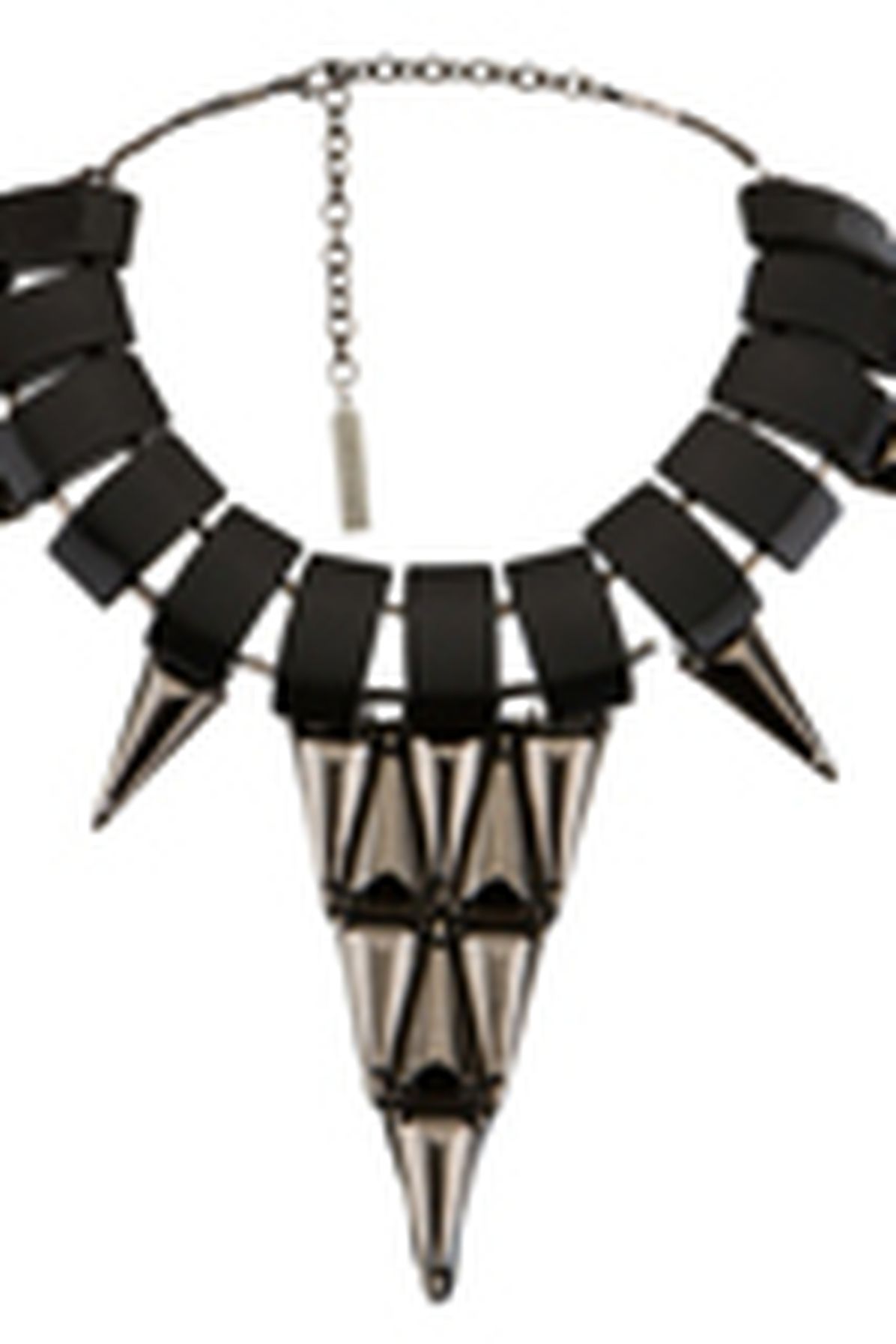 Alberta Ferretti PVC and metal necklace