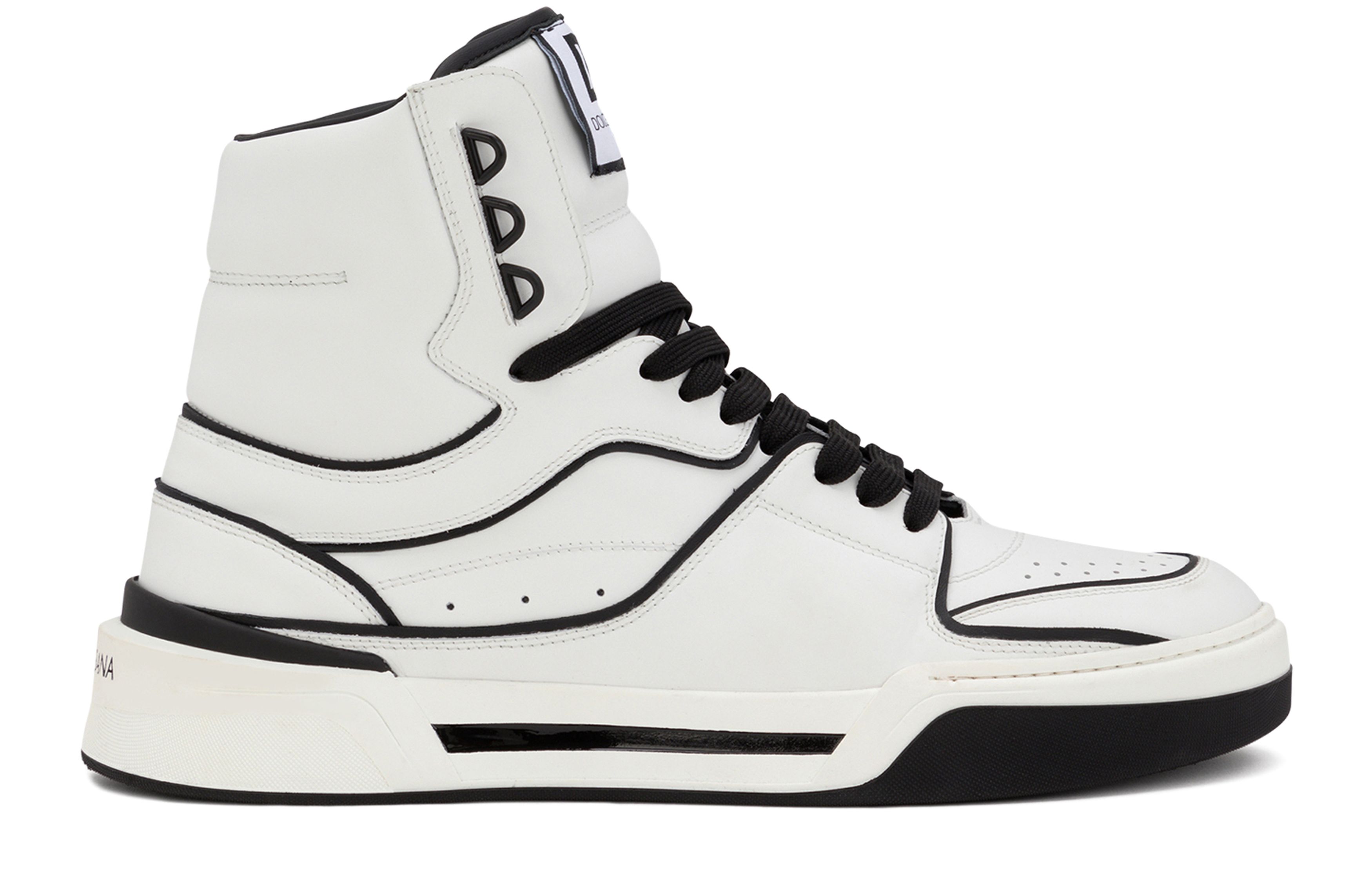 Dolce & Gabbana Calfskin nappa mid-top sneakers