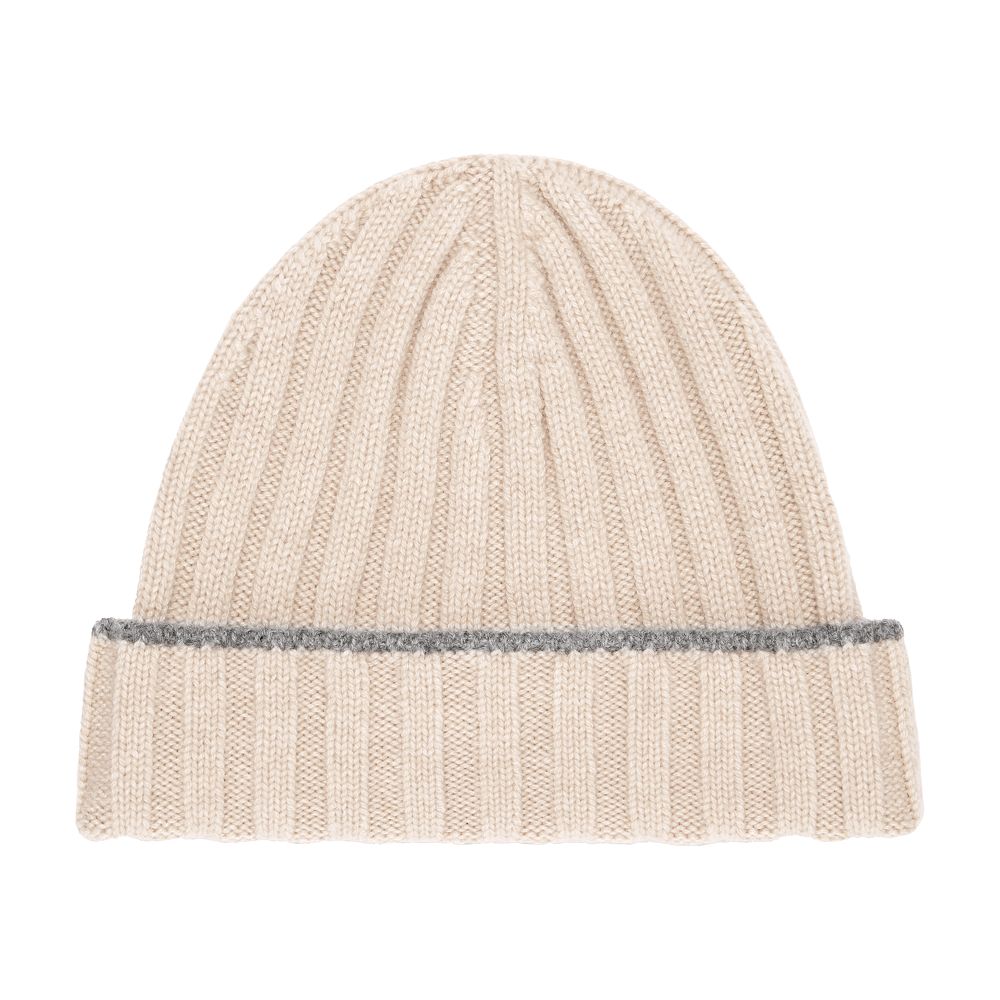 Brunello Cucinelli Cashmere rib knit beanie