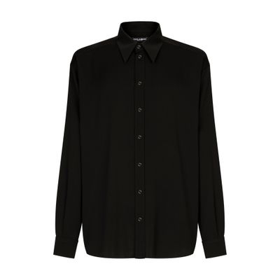 Dolce & Gabbana Stretch Silk Overshirt