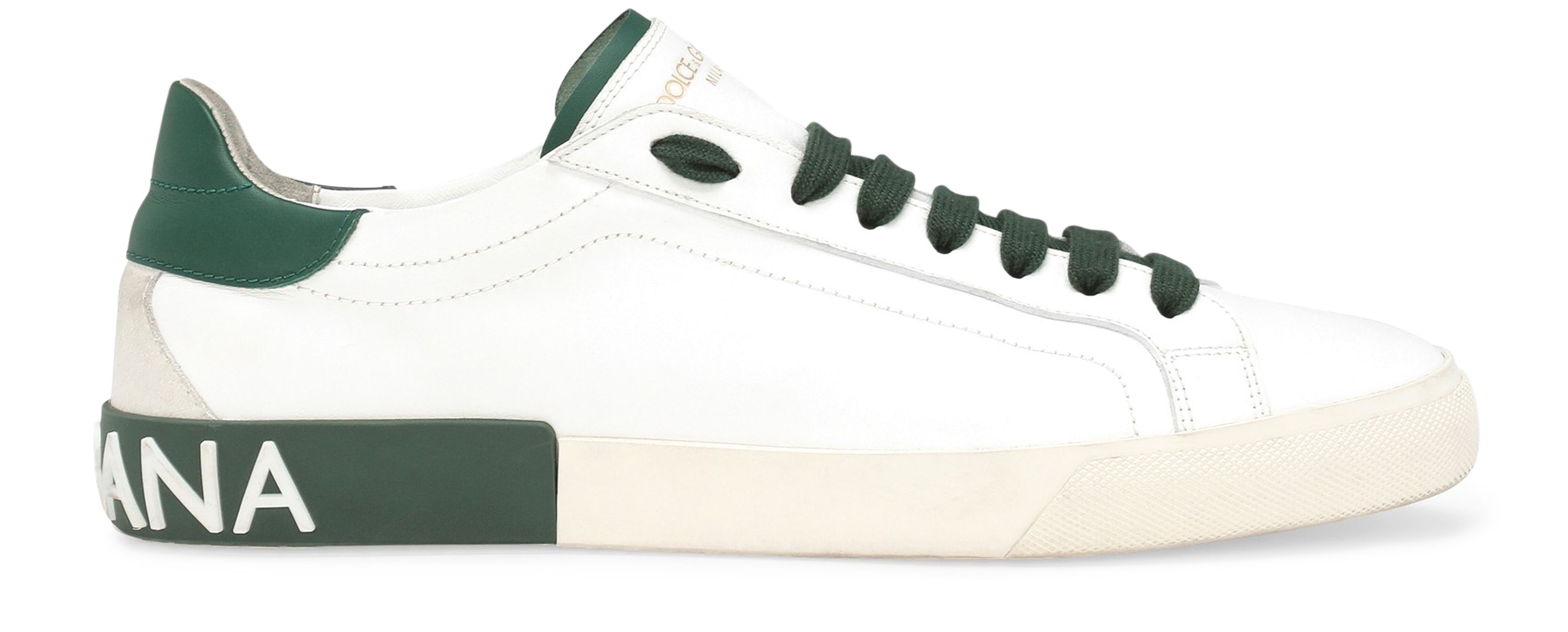 Dolce & Gabbana Portofino vintage calfskin sneakers