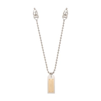 Dolce & Gabbana Necklace with engraved logo plate