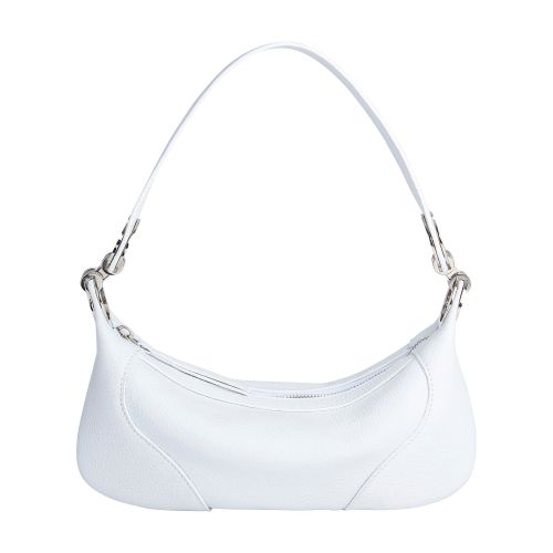 BY FAR Mini Amira Flat Grain Leather Shoulder Bag