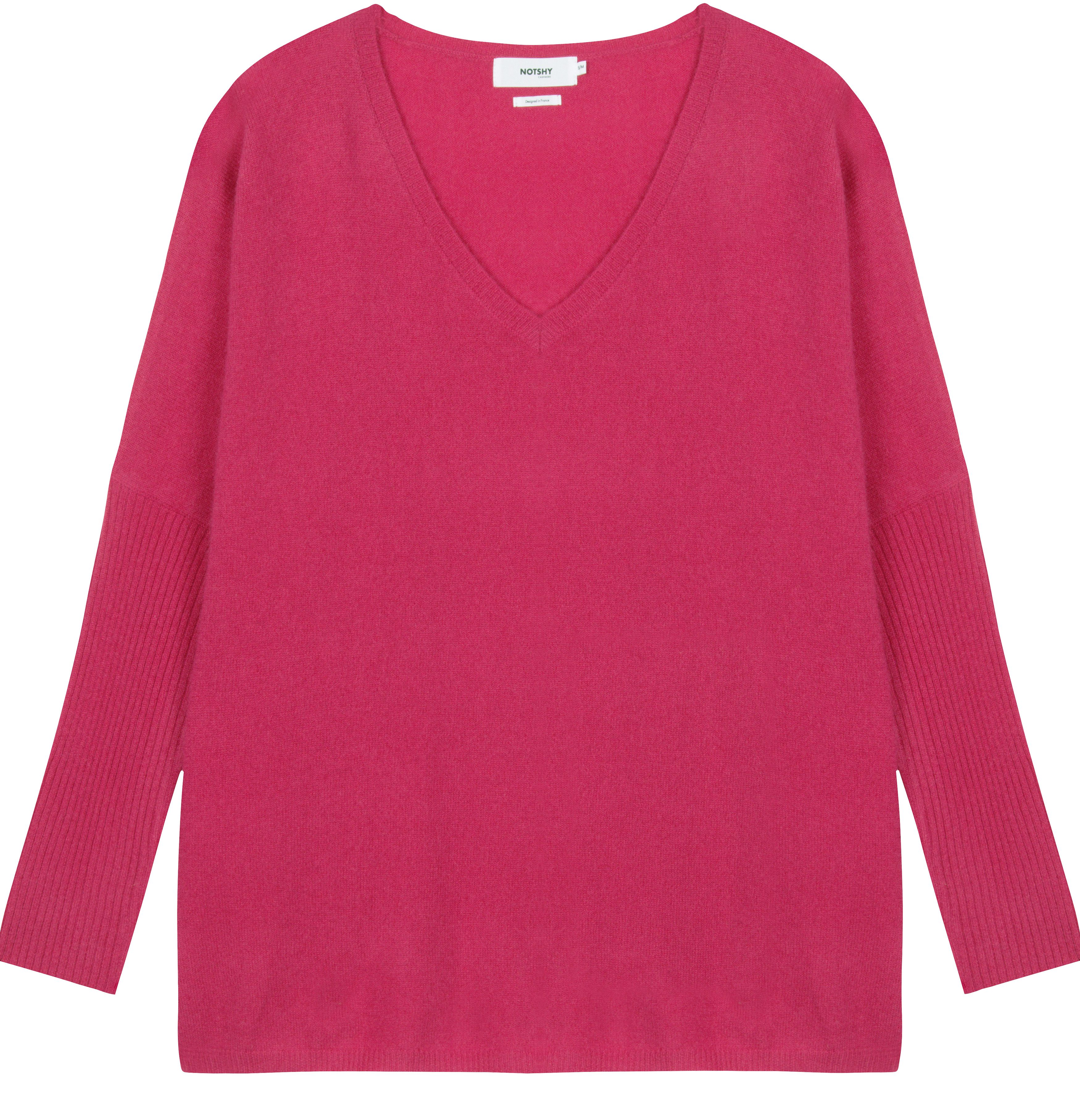  Faustine v-neck cashmere poncho