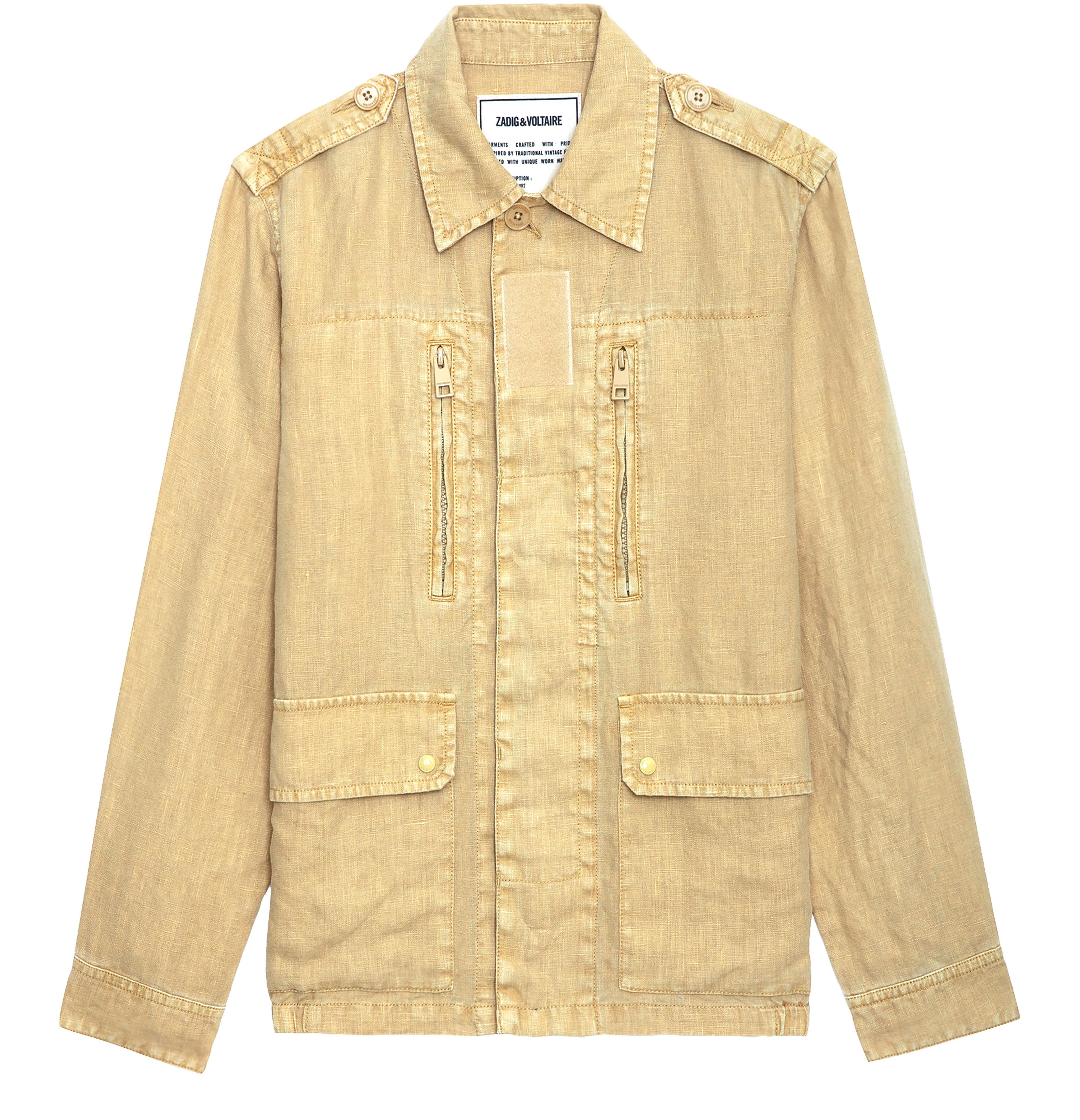 Zadig & Voltaire Kid Peace & Love Linen Jacket