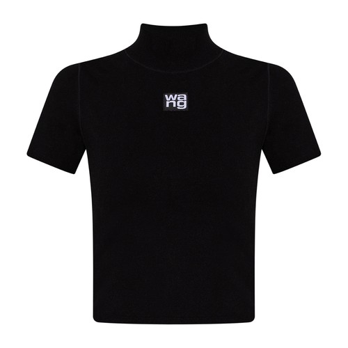 T By Alexander Wang Short top with logo