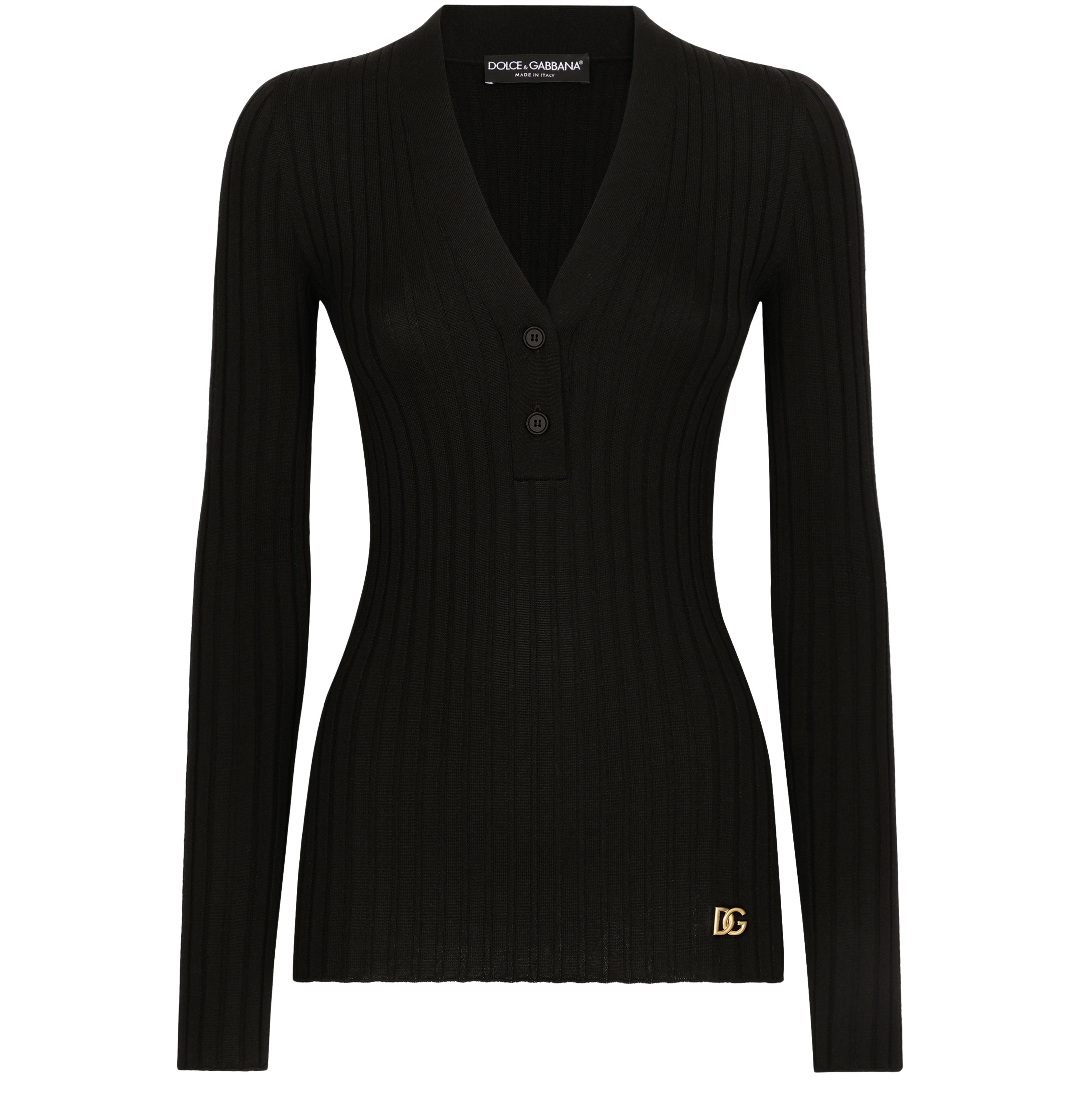 Dolce & Gabbana Wool flat-rib sweater