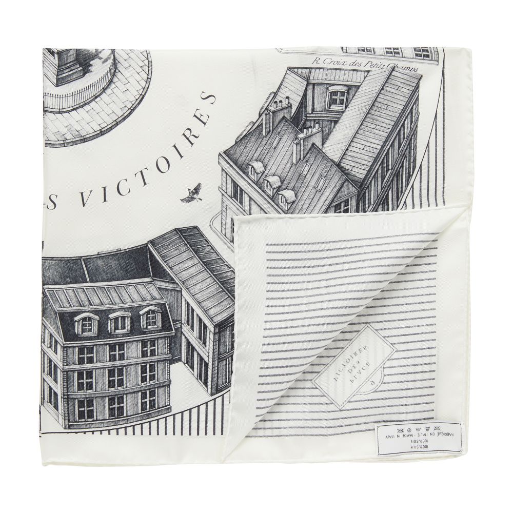 Ami Paris Place des Victoires scarf