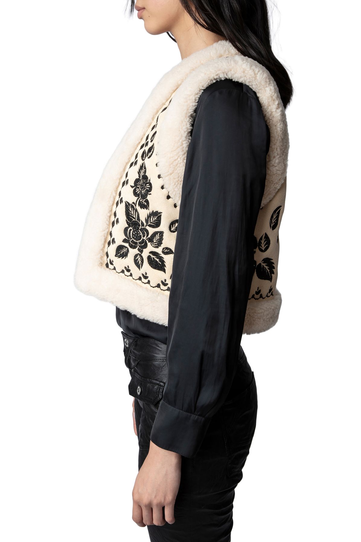 Zadig & Voltaire Feti Shearling Cardigan