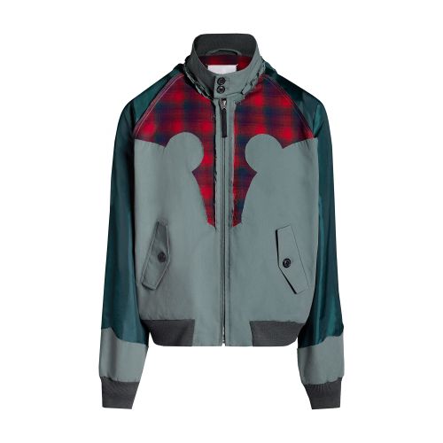 Maison Margiela Pendleton yoke bomber