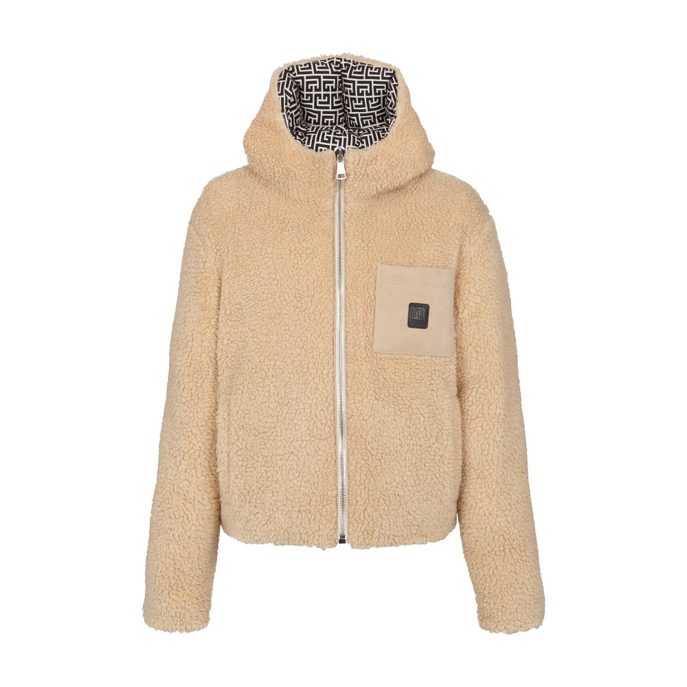 Balmain Monogrammed reversible down jacket / Reversible monogrammed down jacket