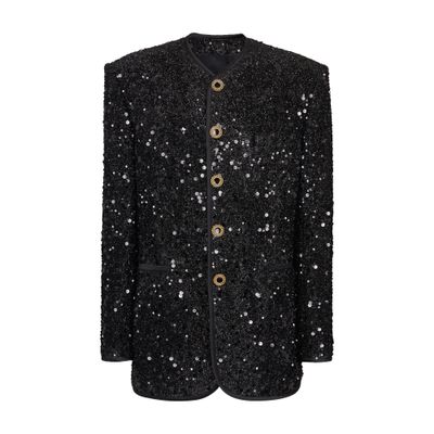 Balmain Jacket in lurex and sequins