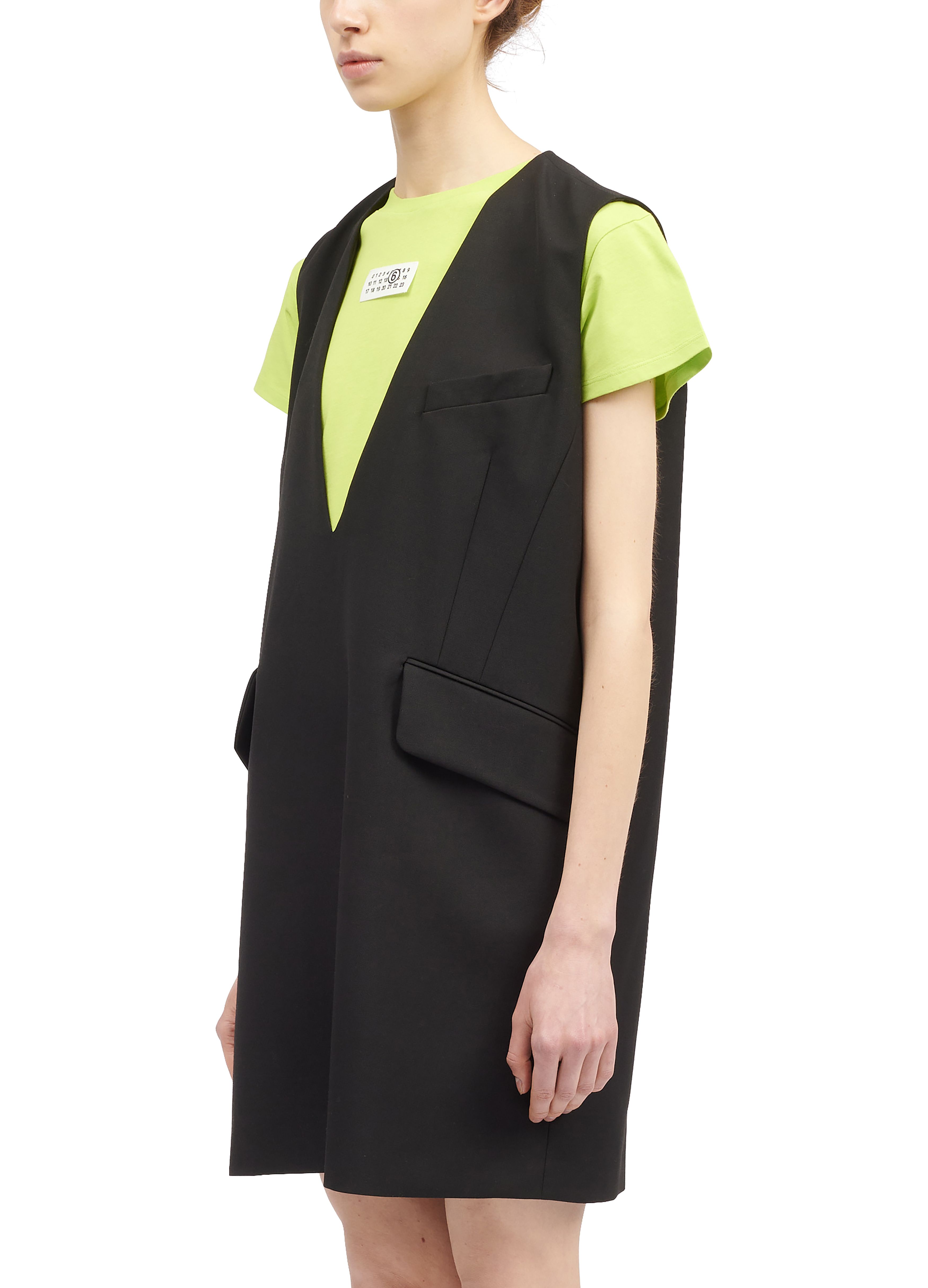 MM6 Maison Margiela Tailoring wool mini dress